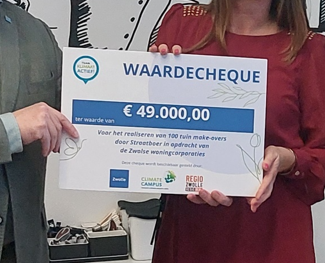 cheque groene tuin