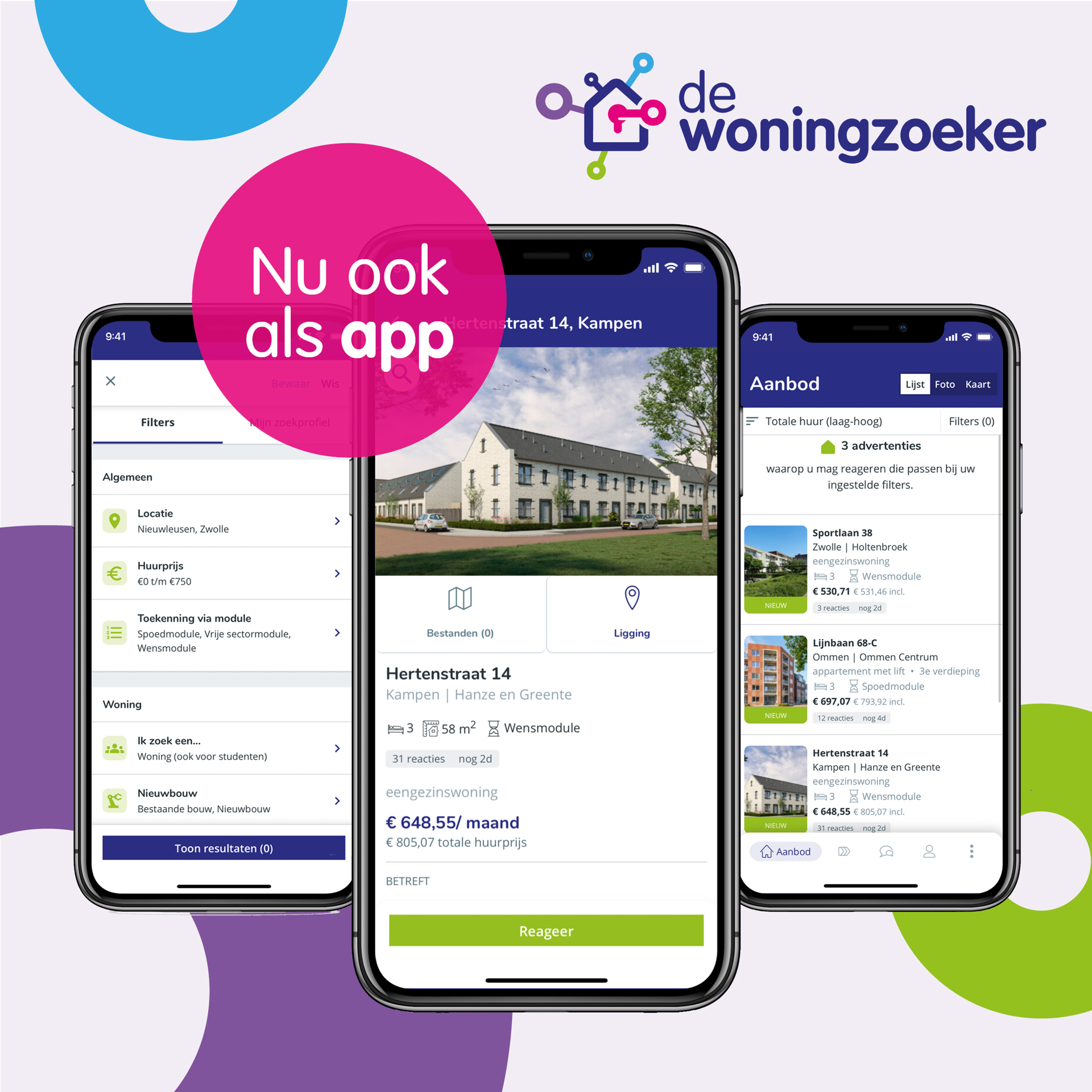 Lancering App woningzoeker