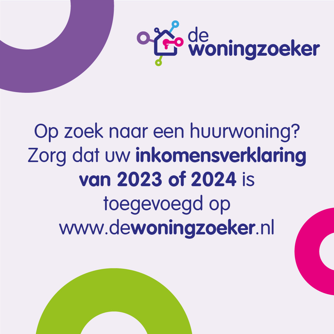 inkomensverklaring bij de Woningzoeker